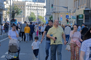 Promenade activity in weekend